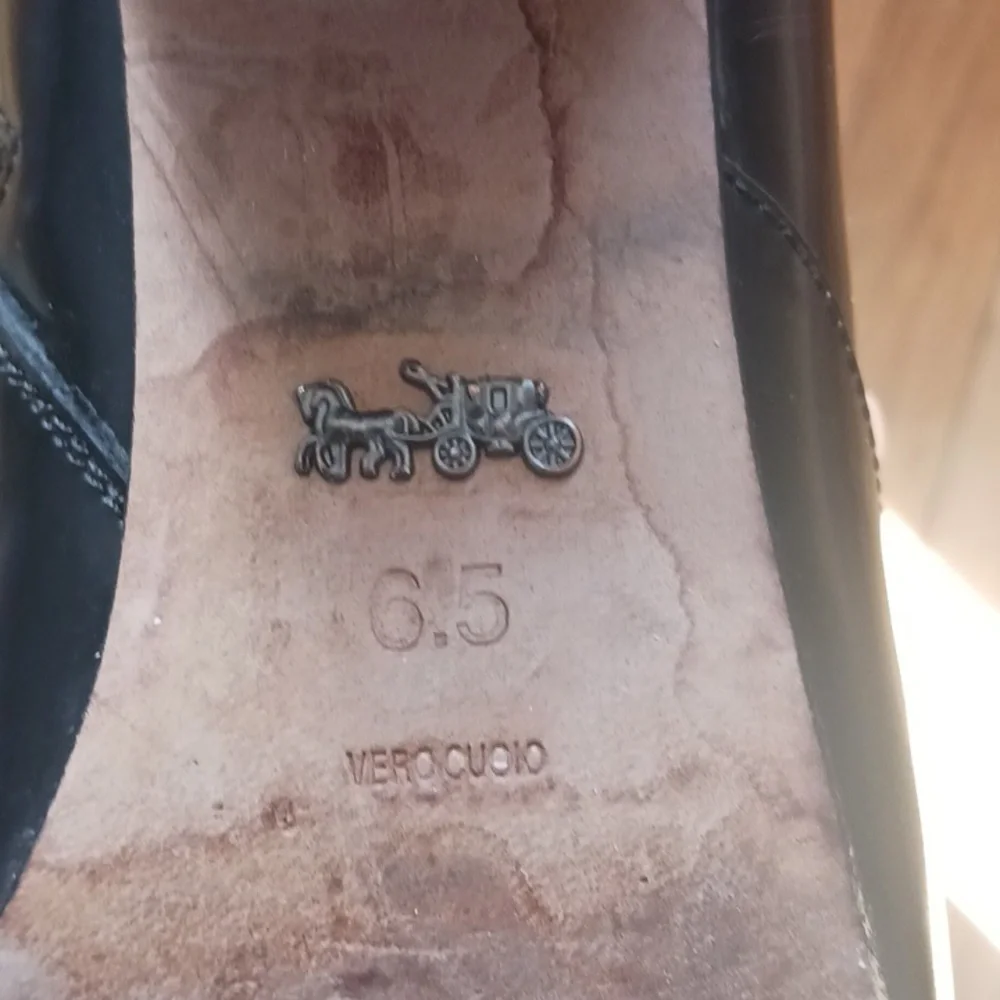 Coach Juliet Ankle G2823 Black Zip Closure Size 6.5 - Picture 12 of 16